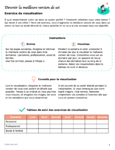 Exercice psychologie positive pdf